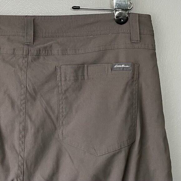 Eddie Bauer Mens Size 36X30 Gray Nylon Fleece Lined Pants Actual 38X29 Gorpcore - Picture 6 of 13